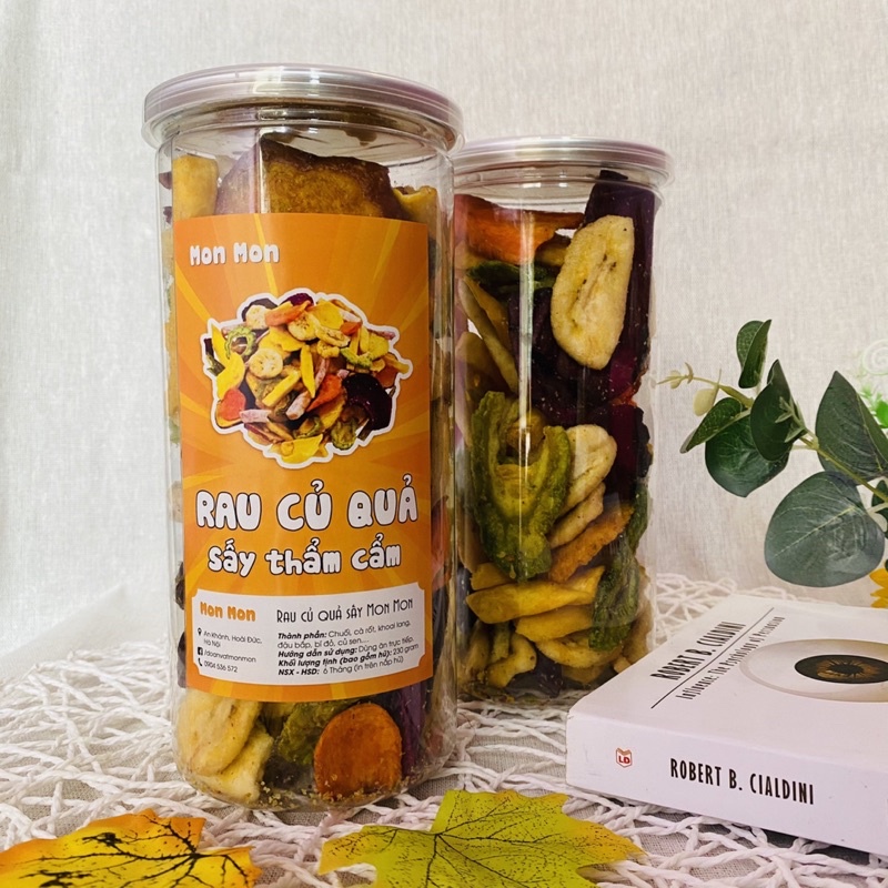 RAU CỦ QUẢ SẤY THẬP CẨM 230gr MonMon Food - đồ ăn vặt Hà Nội