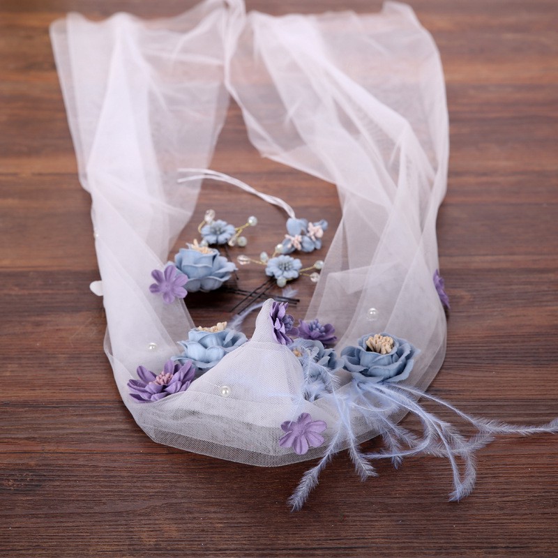 Phụ kiện cài tóc hoa khô xinh xắn dành cho nữ