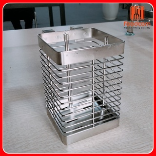Ống đựng đũa inox cao cấp FOODCOM không han gỉ