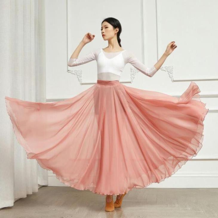 Chân váy | Tà váy múa cổ trang 720 độ CV04 Tịnh Nhi | BigBuy360 - bigbuy360.vn