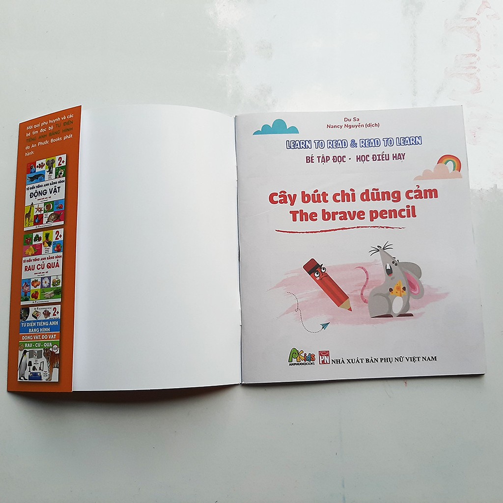 Sách Bé Tập Đọc - Học Điều Hay Song Ngữ Anh Việt Dành Cho Trẻ 2+ (Combo/Lẻ Tùy Chọn)