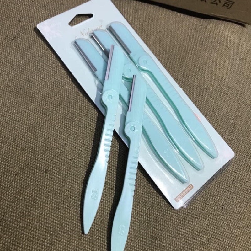 Set 3 dao cạo lông mày lông mặt, cạo râu Namelie tiện lợi