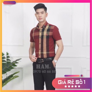Áo Sơ Mi Ngắn Tay BBR, Vải Thoáng Mát, Chất Cotton, Bao Đẹp Cho Anh Em Hè 2020