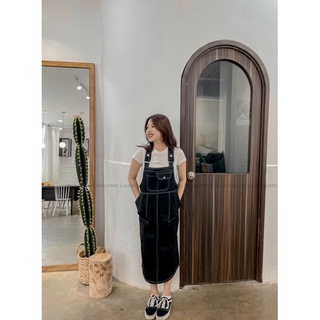 Váy yếm dáng dài