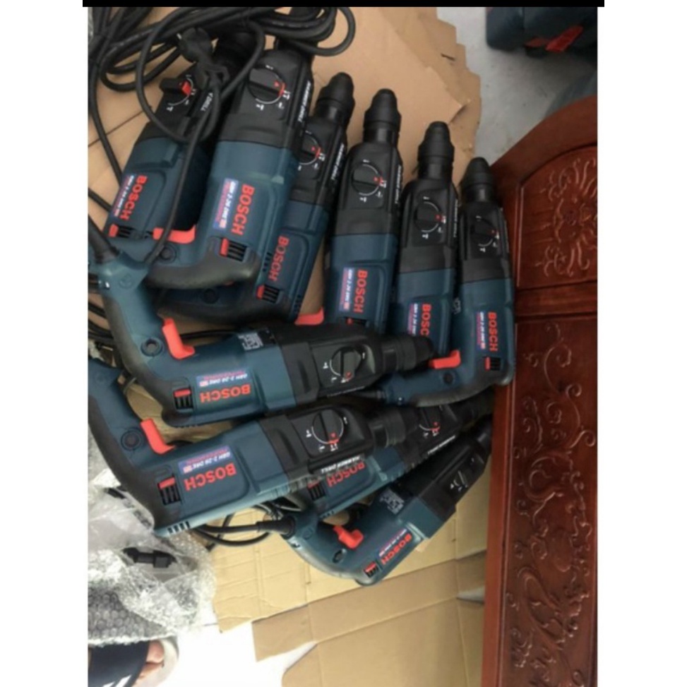 Máy Khoan Bê Tông Đục Tường BOSCH 2-26 Bằng Điện Cầm Tay Mini Dùng Khoan Được Sắt Bắt Vít, Hàng Chính Hãng
