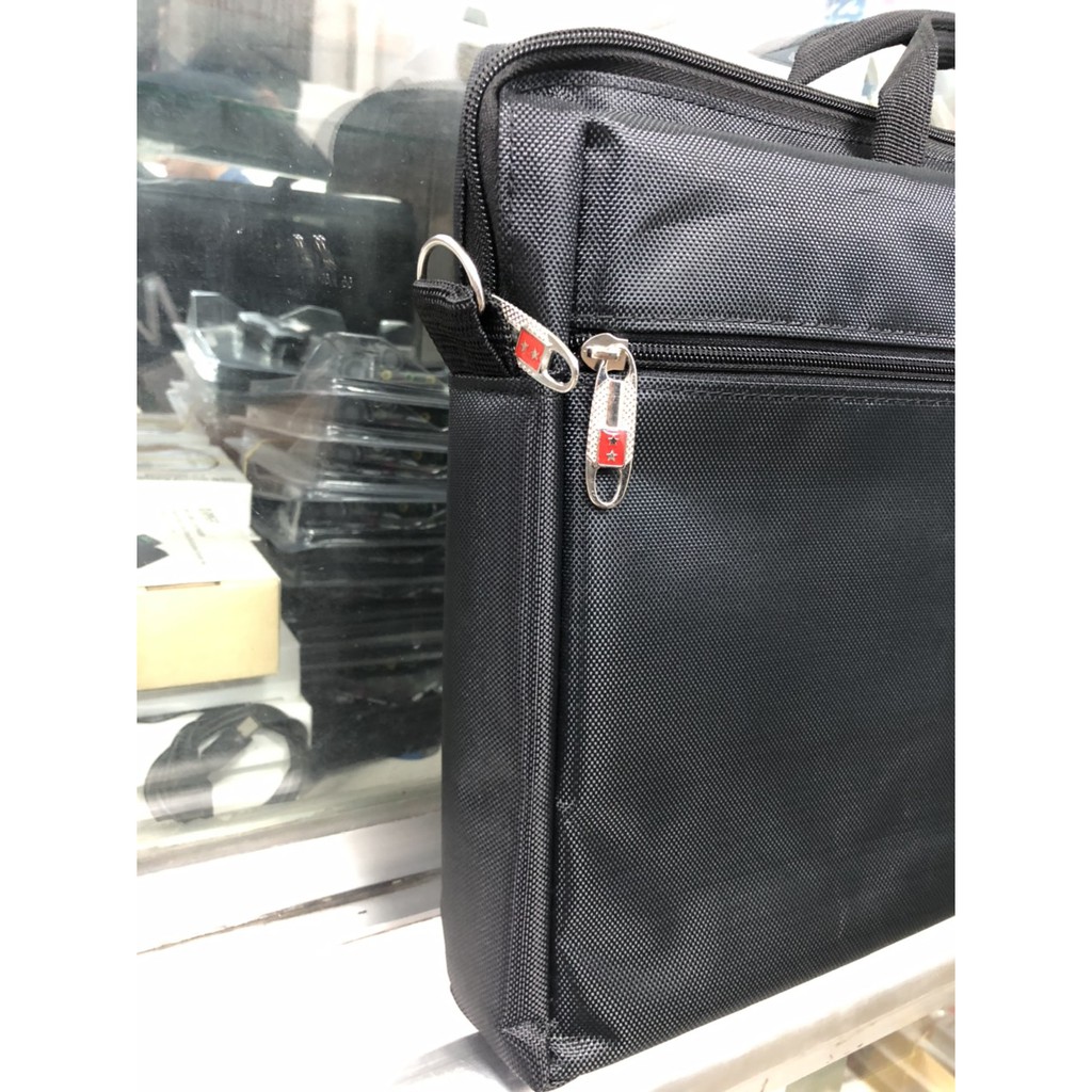 Cặp Laptop Các Hiệu ASUS, HP, DELL   -  Bảo Vệ Toàn Diện Cho Laptop Của Bạn, ĐEN TRƠN