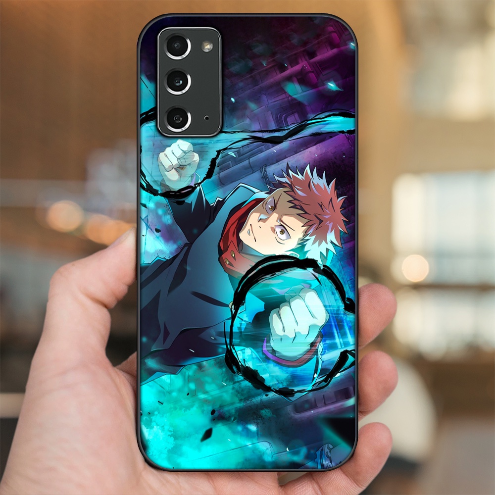 Ốp lưng Samsung Note 20 viền đen in hình Yuji Jujutsu Kaisen