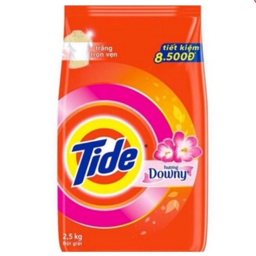 Bột Giặt Tide Hương Downy 2,5kg / Trắng Sáng 2,7kg