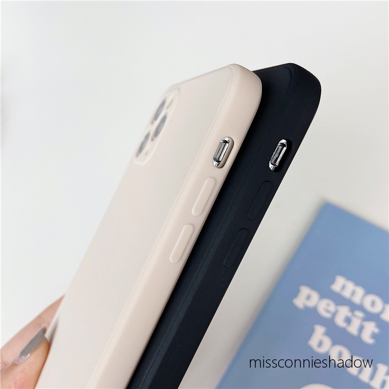 MissConnie Ốp điện thoại  silicone cho iPhone 12 Pro Max 12Mini iPhone 11 Pro 6 6s 7 8 Plus X XS SE 2020
