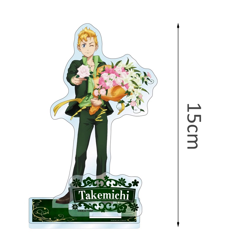 flowersqueen Mô Hình Nhân Vật Anime Tokyo Revengers Đứng Bằng Acrylic Trang Trí Bàn