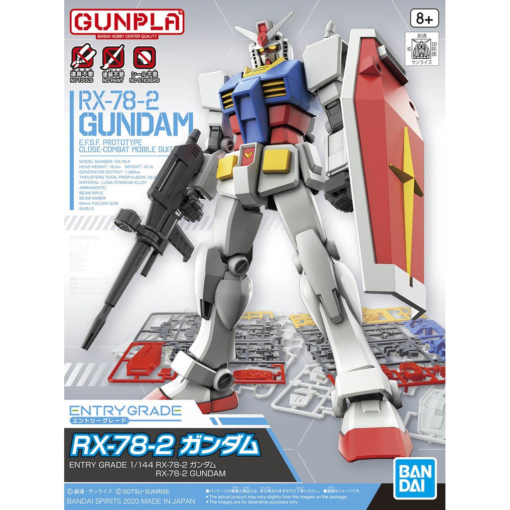 Mô hình lắp ráp Entry Grade Bandai