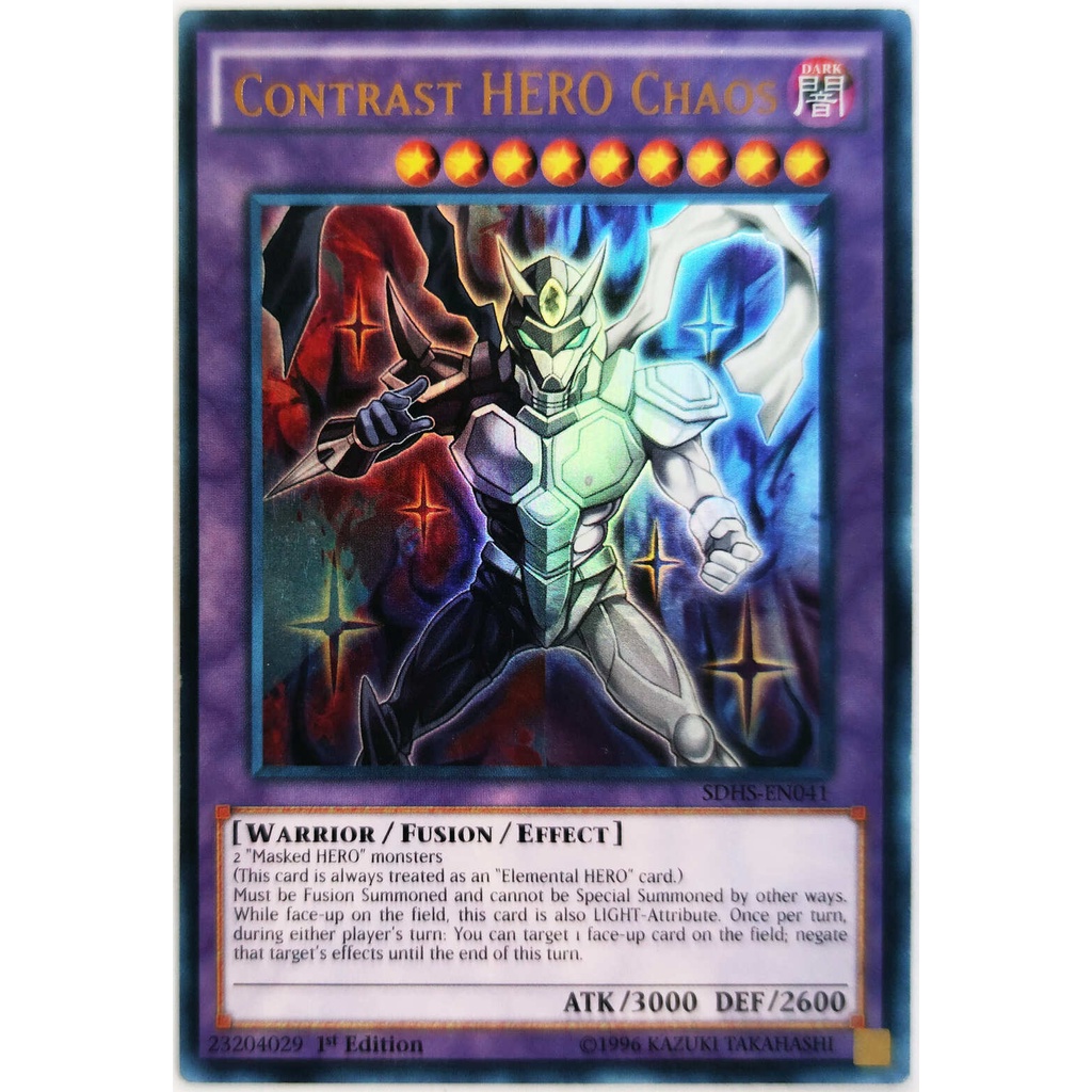 [Thẻ Yugioh] Contrast HERO Chaos |EN| Ultra Rare (GX)