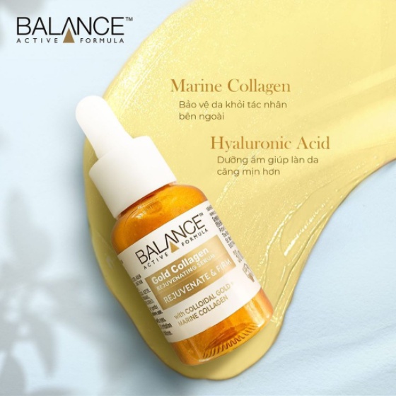 Serum trẻ hóa và tái tạo da Balance Gold + Marine Collagen Rejuvenating 30ml [NHẬP KHẨU CHÍNH HÃNG 100%]