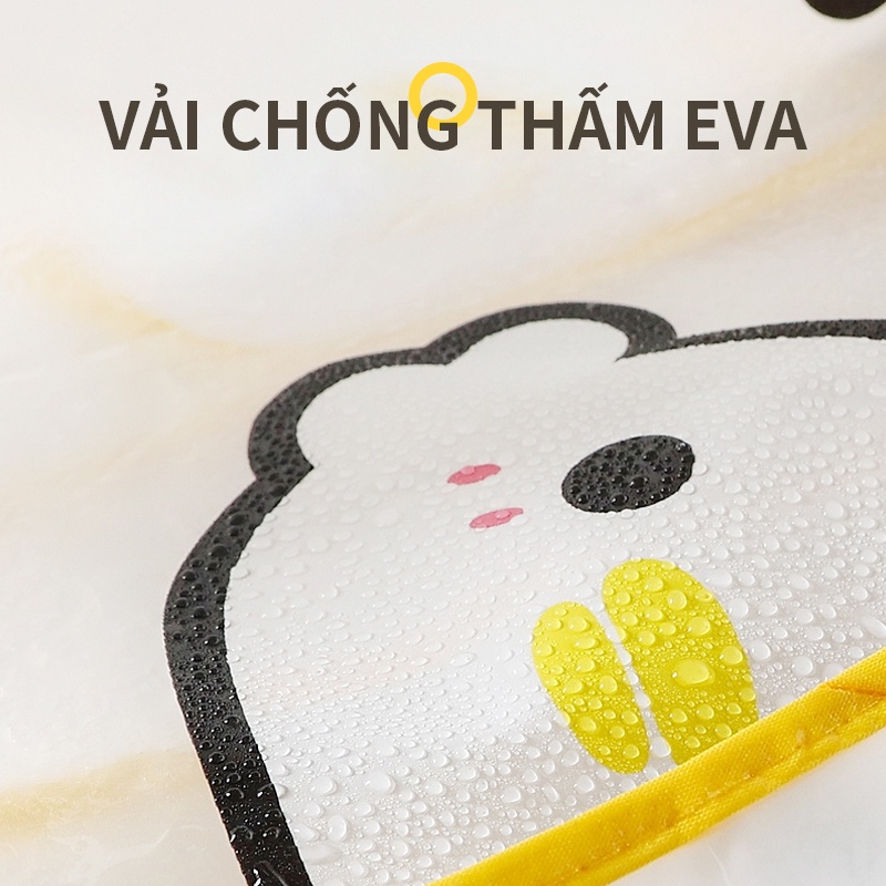 Áo Mưa Cheerful Mario Bằng Eva In Hình Hoạt Họa Nhiều Mẫu Tùy Chọn Dễ Thương Cho Bé 80-140cm
