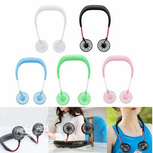 Quạt Đeo Cổ Mini Cổng USB Tiện Lợi