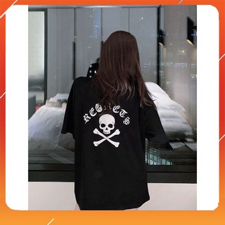 (Áo Thun Store)  Áo Thun Phản Quang Tay Lỡ Unisex Nam Nữ Xương Chéo - Áo thun giá rẻ AT01