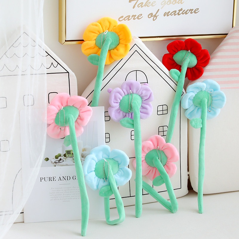 Dây Buộc Rèm Cửa Hình Hoa Hướng Dương Nhồi Bông Dễ Thương Dùng Làm Quà Tặng