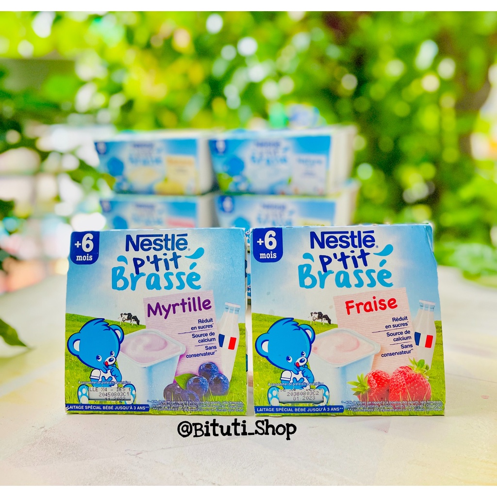 Sữa Chua Nguội Nestle Pháp đủ vị trái cây cho bé từ 6 tháng - Bituti Shop