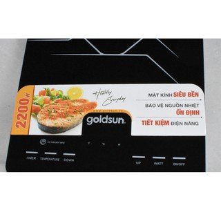 Bếp điện từ đơn Goldsun GIC3200-D ( Tặng kèm nồi lẩu inox )