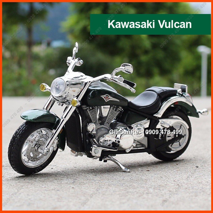 Xe Mô Hình Moto Kawasaki Vulcan 2000 Tỉ Lệ 1:18 - Maisto - 8836x