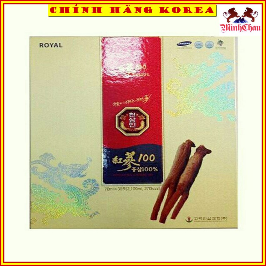 Nước Hồng Sâm Nguyên Chất Bio 30 gói Hàn Quốc, minhchau