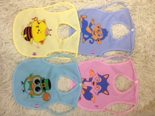 Yếm ăn dặm chống thấm cho bé loại to