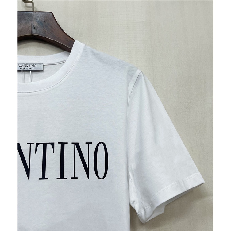 Valent1n0   Áo Thun Ngắn Tay Cổ Tròn In Chữ Valent1n0 2022 Thời Trang Mùa Hè Mới Size S-4XL
