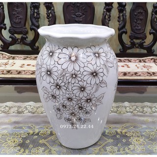 LỌ HOA CAO 30 cm MIỆNG BÈO
