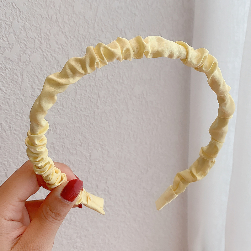 Băng Đô Cài Tóc Bằng Vải Chiffon Phong Cách Hàn Quốc Dễ Thương 2021