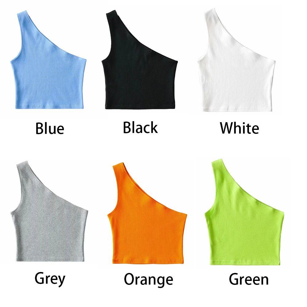 Áo Croptop Sát Nách Cổ Chéo Thời Trang Quyến Rũ Cho Nữ