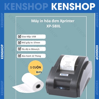 Máy In Bill XPRINTER XP-58IILBA (USB + Bluetooth) (in được từ Điện Thoại)