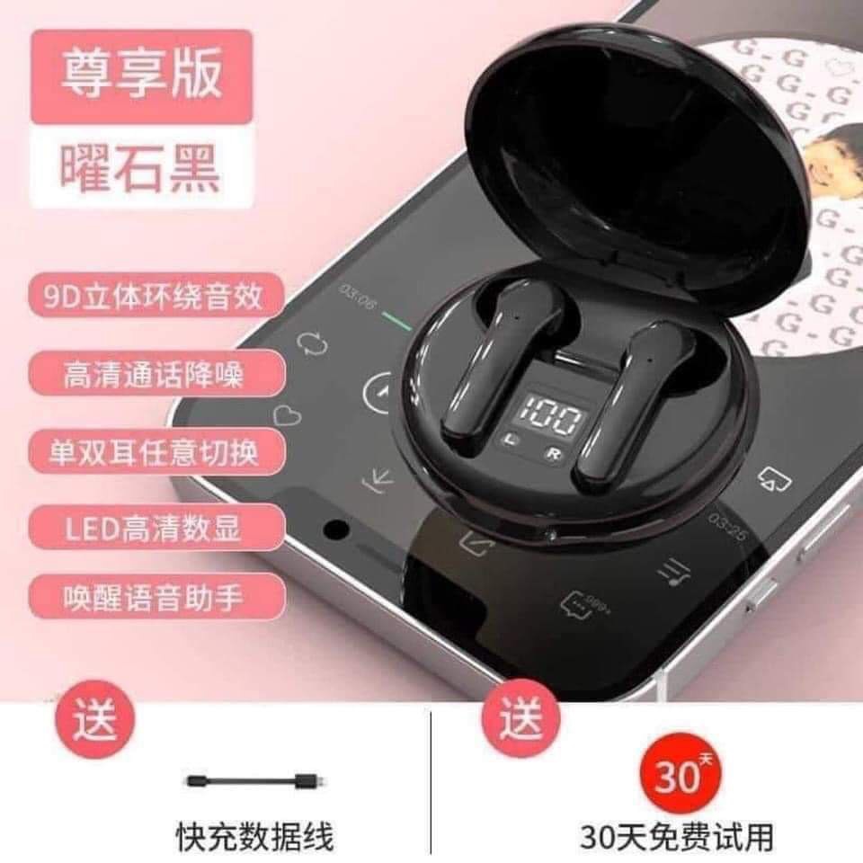 Tai nghe không dây Bluetooth, chống nước, chuyển đổi giữ tai đơn và tai đôi- Mixxshop21