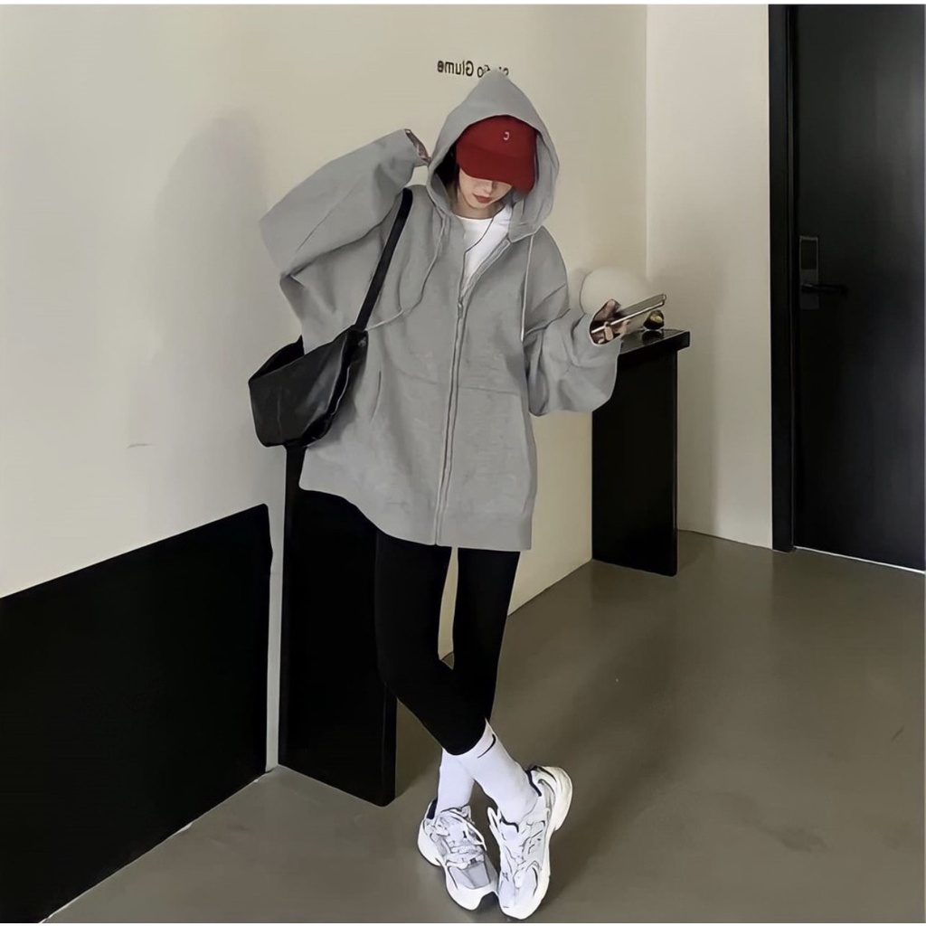 Áo KHOÁC Hoodie TRƠN 4 Màu Nam Nữ Ulzzang Unisex