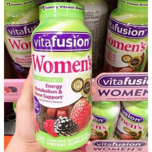 Kẹo Dẻo Mỹ Bổ Sung Vitamin Cho Phụ Nữ Vitafusion Women's Complete Multivitamin 220 Viên