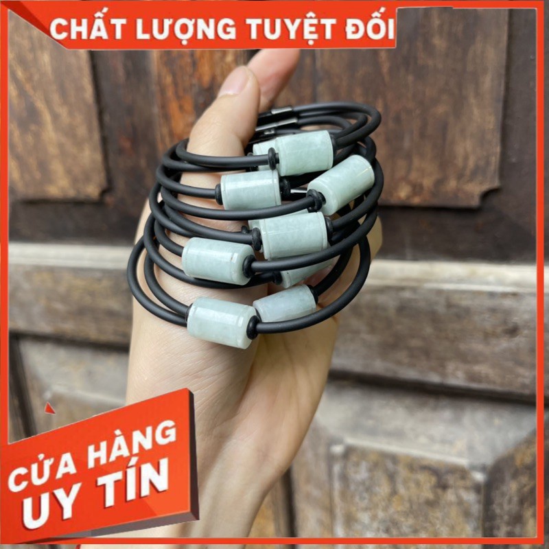 HOT - Vòng Tay Lu Thống Trắng Phong Thuỷ - dáng đốt trúc - độ trợ công việc làm ăn thuận lợi