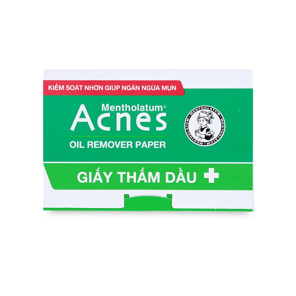 Giấy Thấm Dầu Rohto Acnes Mentholatum Hộp 100 Tờ