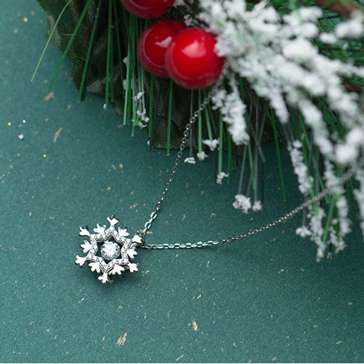 Dây Chuyền Bạc Nữ Đính Đá Bằng Bạc Thật S925 Cao Cấp - DB2498 - Bảo Ngọc Jewelry