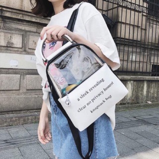 Balo Trong suốt - Balo Hàn Quốc ulzzang