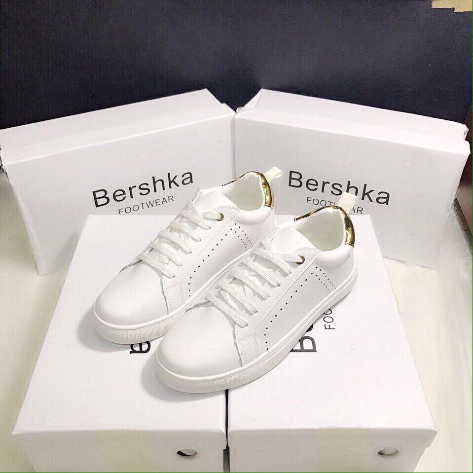 Giày thể thao Bershka trắng siêu đẹp