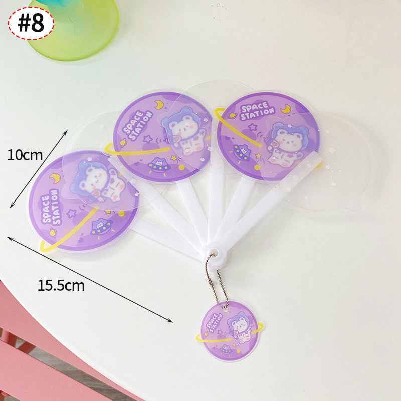 Quạt Xếp Mini Nhiều Màu Với 6 Quạt Nhỏ Cầm Tay Sáng Tạo Cho Mùa Hè
