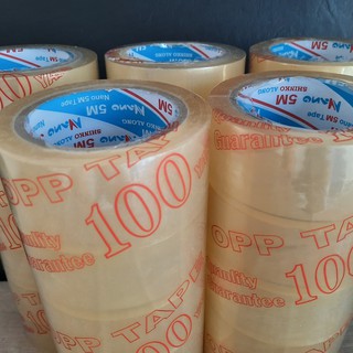 [1 CÂY 6 cuộn] băng keo loại 100Y(1kg2) NANO 5M -  Lõi 4li