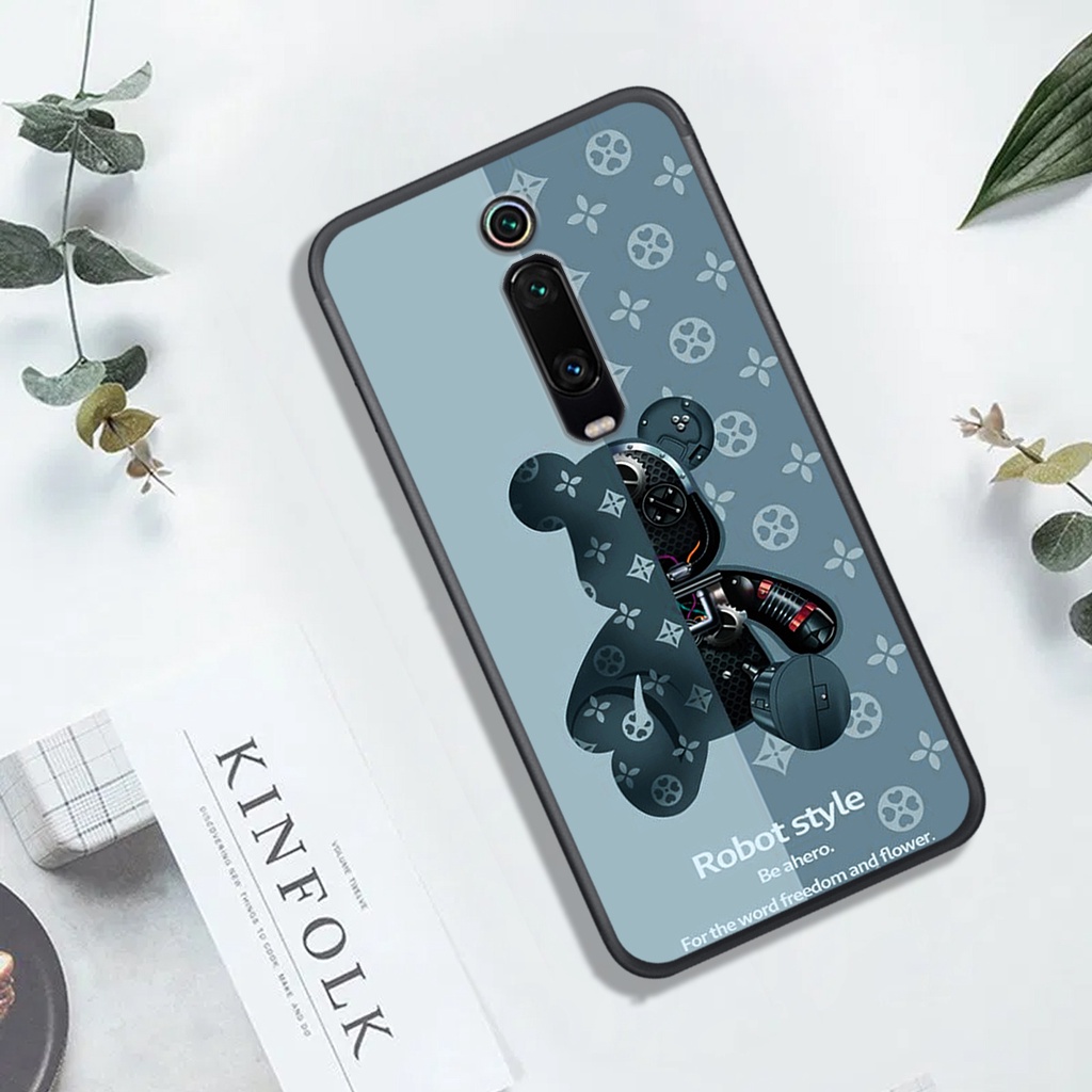 [HOT]ỐP  XIAOMI REDMI K20 - REDMI K30 -  REDMI NOTE 4 - REDMI NOTE 4X  , In Hình Gấu Robot họa tiết L-V màu sắc cực đẹp.