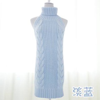 áo len hở lưng cổ cao