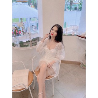 Đầm lưới tiểu thư Hoa Cúc - DN03007