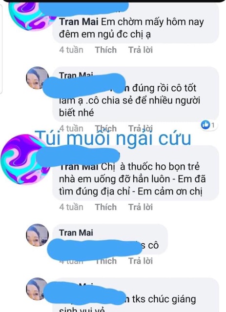 TÚI CHƯỜM MUỐI NGẢI CỨU