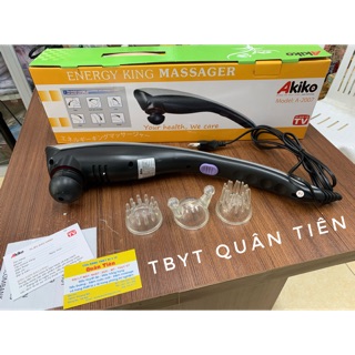 Máy massage cầm tay 3 đầu (2 chế độ rung) Akiko A-2007 [Bảo hành 12 tháng]