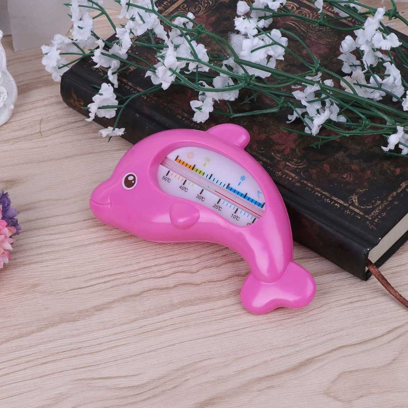 Nhiệt Kế Đo Nhiệt Độ Nước Tắm Cho Bé Hình Cá Heo Dễ Thương