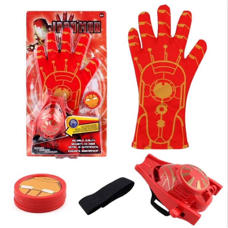 Găng tay bắn đĩa hình người sắt Iron Man cho bé trai