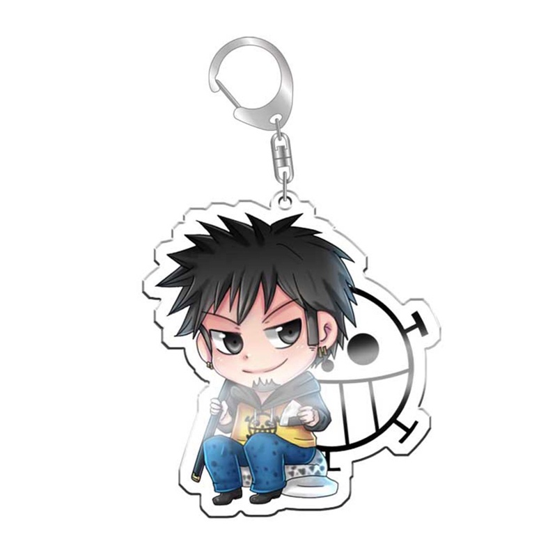 Tmdbyx Móc Chìa Khóa Acrylic Hợp Kim Kẽm Hình Anime One Piece Cổ Điển