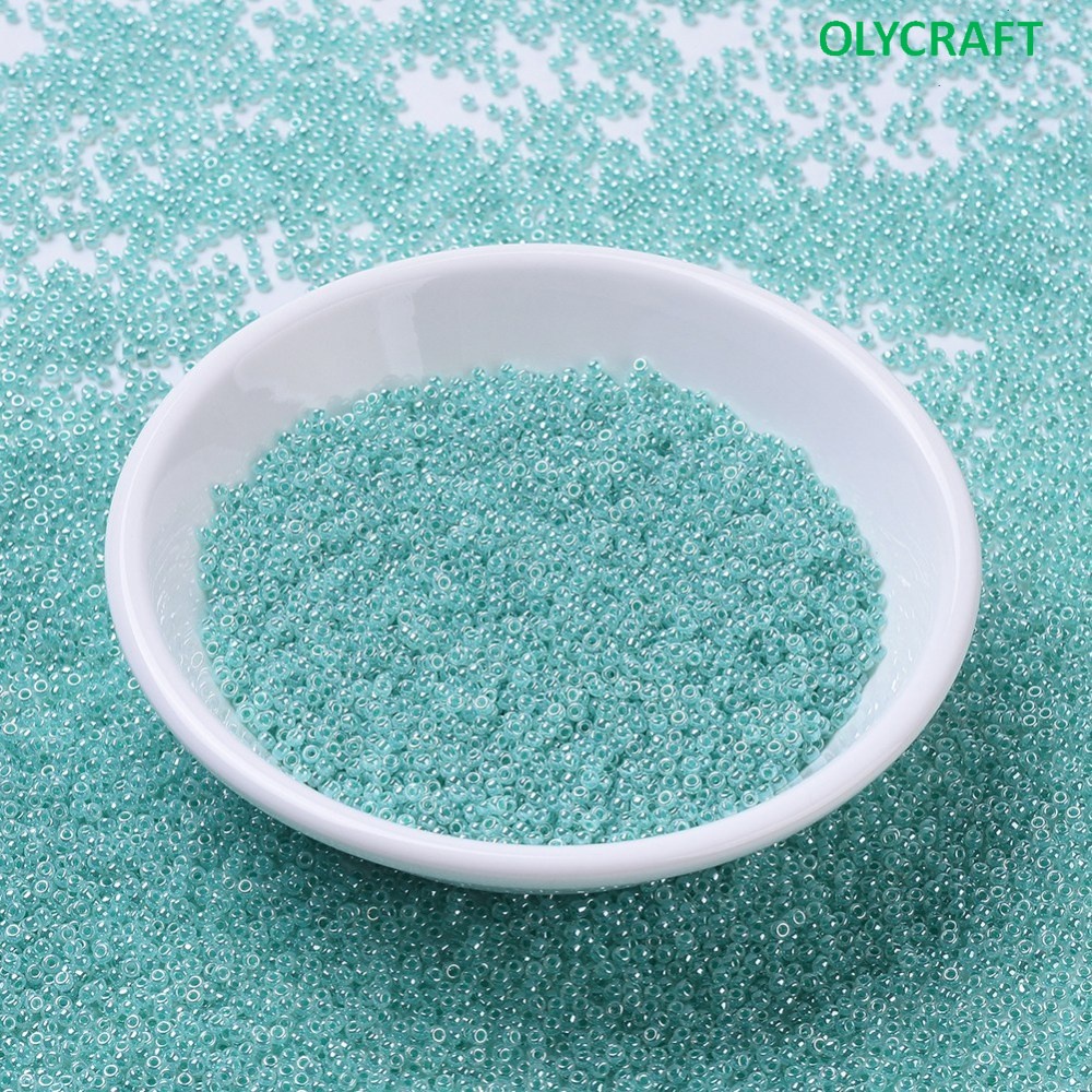 Set 11000 hạt xâu chuỗi Olycraft 10g 2x1.3mm 11/0 lỗ 0.8mm dùng làm trang sức